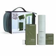 Style to the max - matu veidošanas komplekts kosmētikas somā (detox šampūns, veidošanas pasta un vasks)