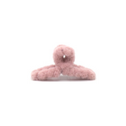 Fluffy matu sprādze pūkaina rozā, 12.5cm