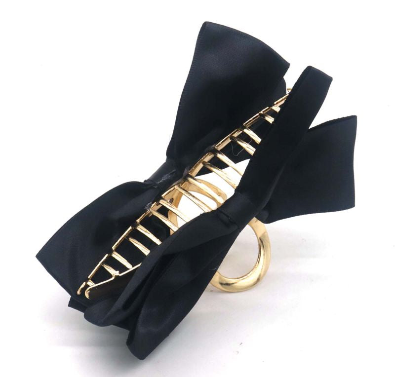 Matu sprādze melna bante