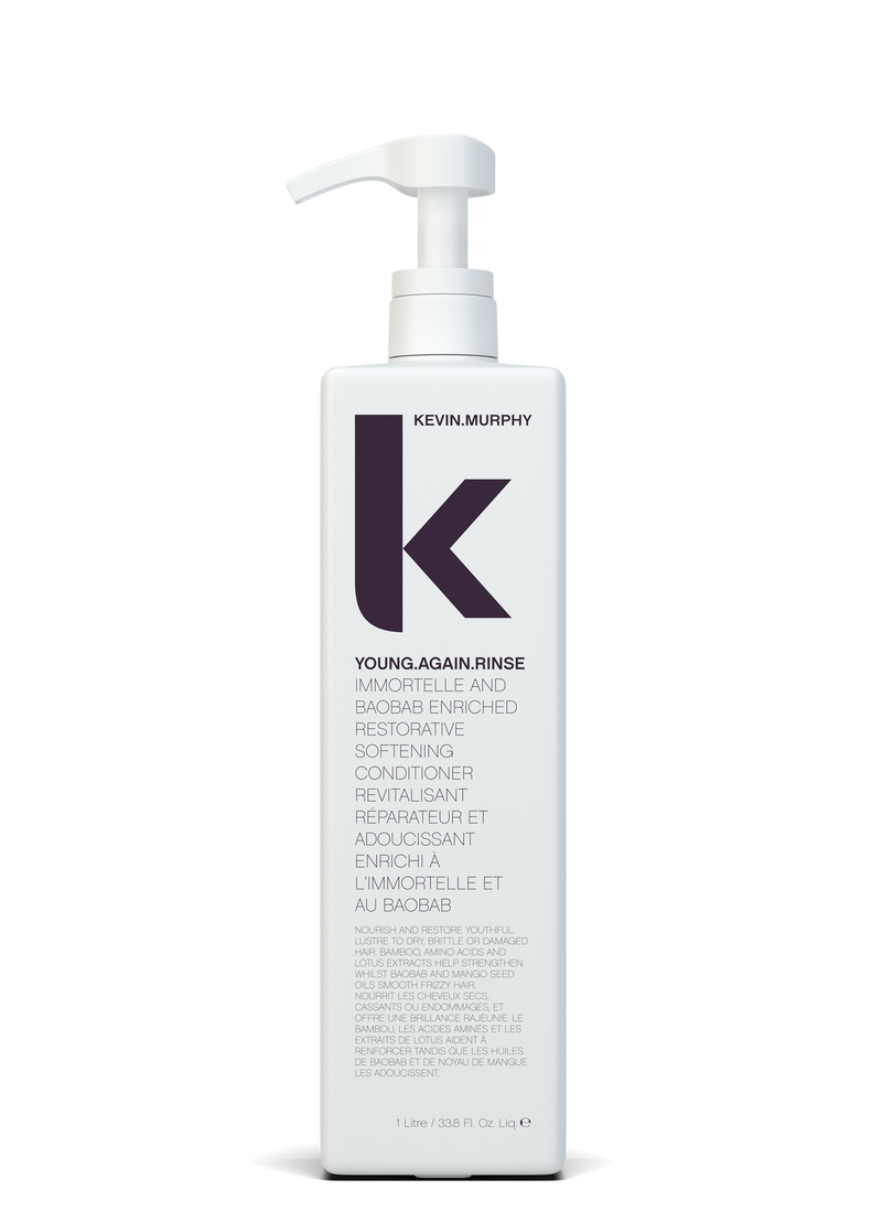 Young Again Rinse rich restorative and softening conditioner for weakened hair