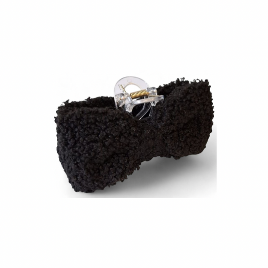 MATU SPRĀDZE 10.5CM TEDDY BOW MELNA